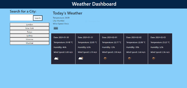 weather app